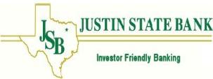 Justin State Bank- Investor Friendly Banking